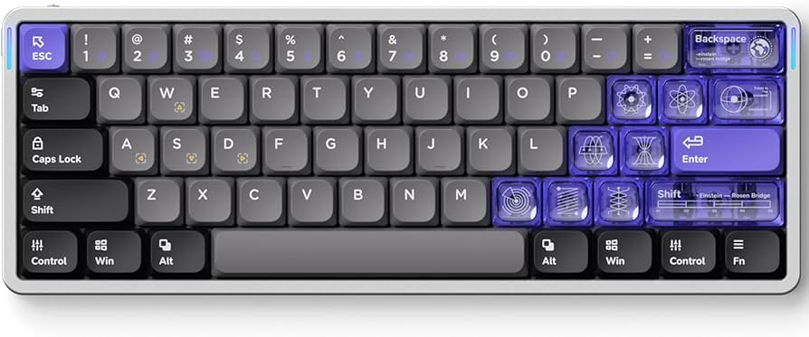 Amazon.com: nuphy Air60 HE Wired Magnetic Gaming Keyboard,61 Keys