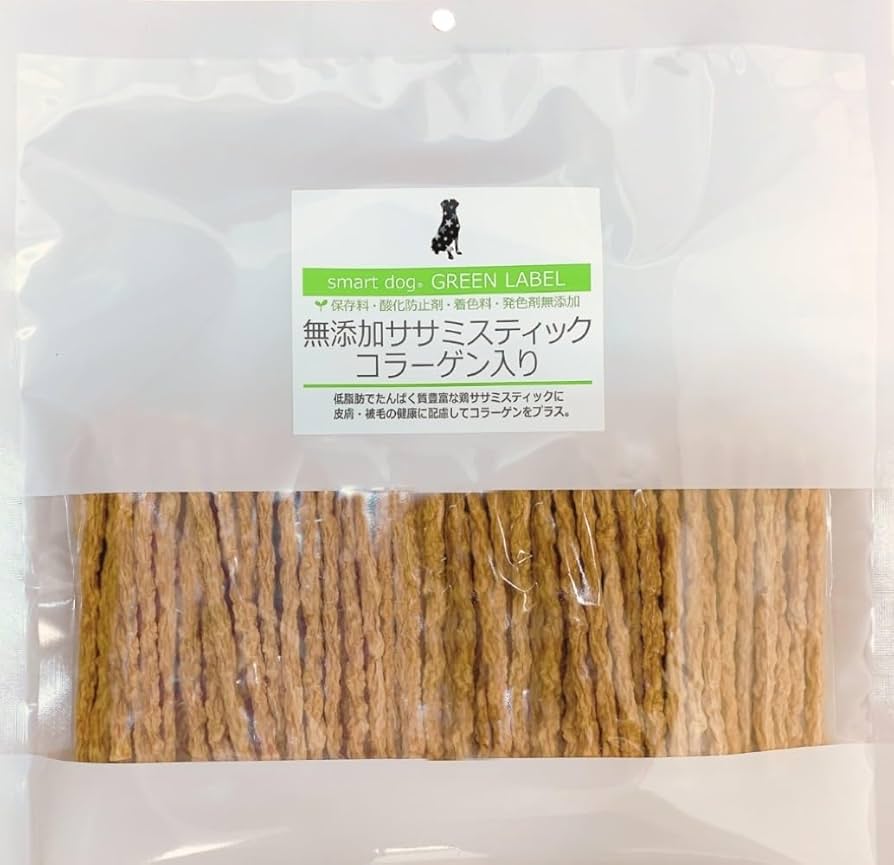 Amazon | スマートドッグ グリーンラベル 無添加 ササミ スティック