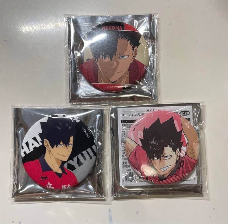 ハイキュー 黒尾鉄朗 缶バッジセット