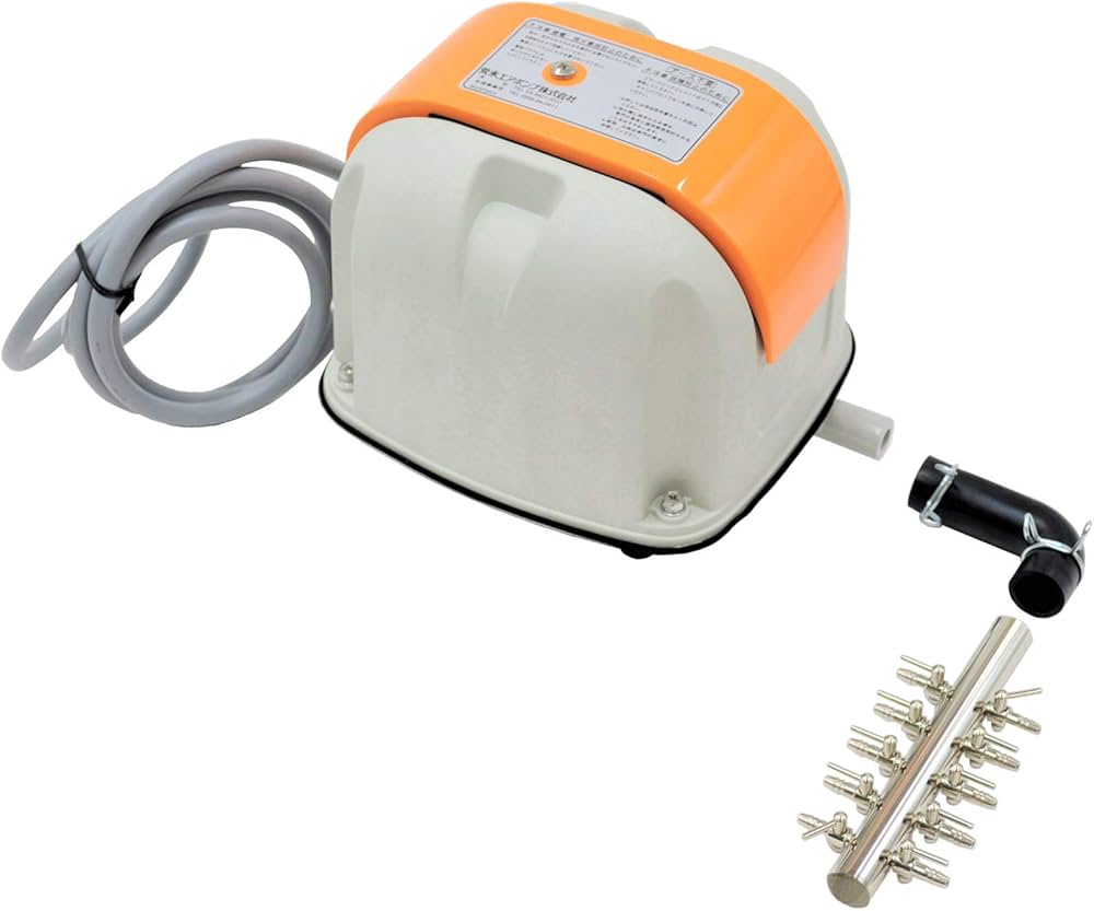 Amazon | AP-40P（10方分岐装置付き）安永エアポンプ 浄化槽 エアー