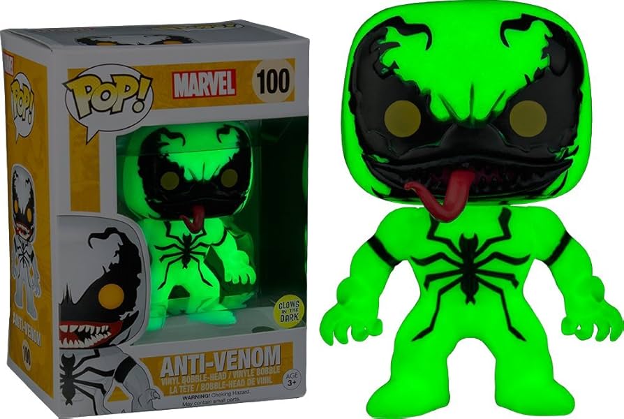 Amazon.com: Funko POP! Marvel Anti-Venom Glow in the Dark