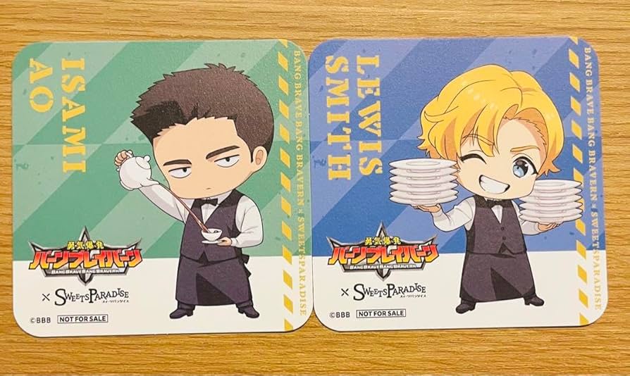 勇気爆発バーンブレイバーン スイーツパラダイス スイパラ特典コースター