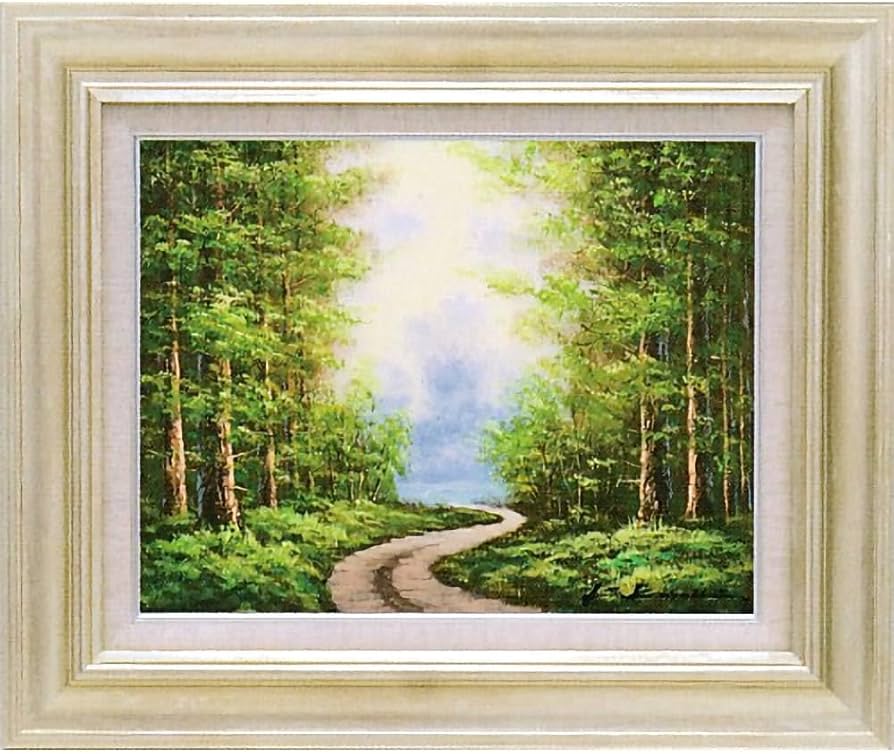 油彩画 風景画 約60cm x 50cm 風景画 油彩画 Amazon.co.jp: 黒木