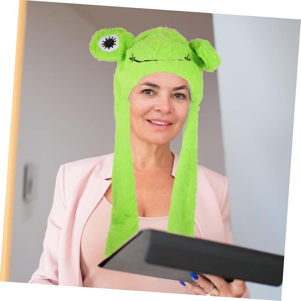 Amazon.co.jp: [Toddmomy] ふわふわぬいぐるみコスプレカエル帽子 大人