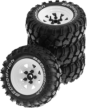 Amazon | WLYEJEA 1.9インチ RCロッククローラーホイールタイヤ 93mm 4