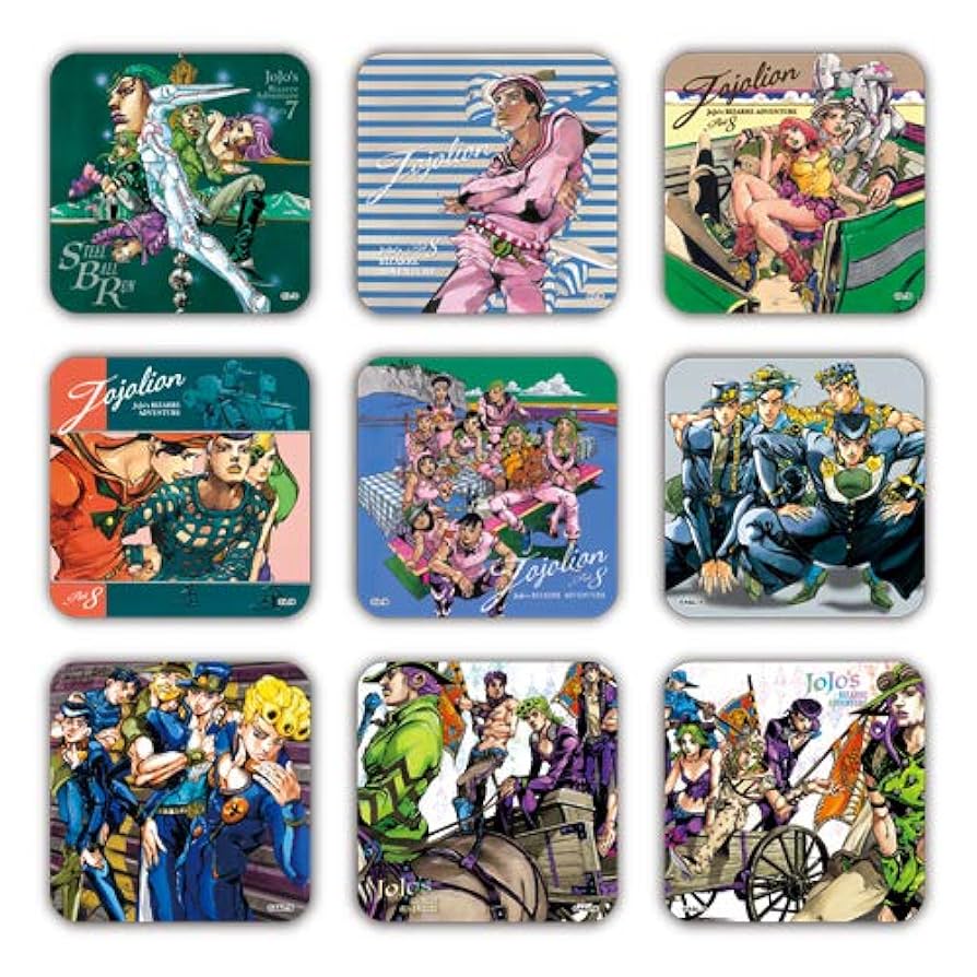 荒木飛呂彦原画展 JOJO 冒険の波紋】アートコースターBOX(全48種
