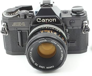 Amazon.com : Canon AE-1 35mm SLR Film Manual Focus Camera (Black