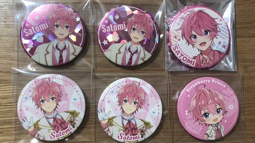さとみ 缶バッチ60個セット さとみくん特典缶バッジ ×60 Amazon.co.jp: