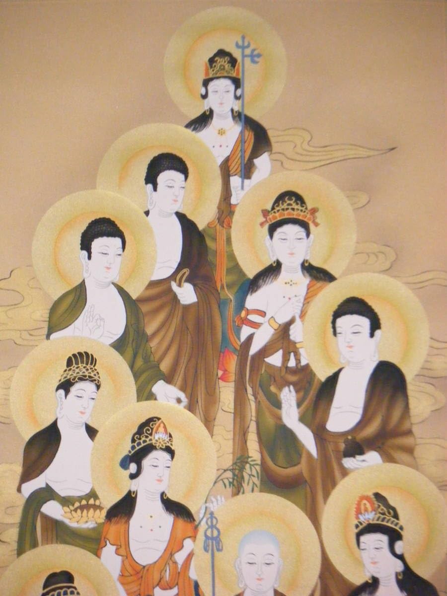 美品 掛け軸 国井幸雪作 金地 立雛図 共箱 二重箱 縁起物 雛人形