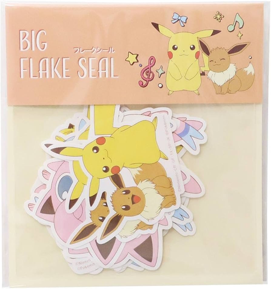 Amazon | ポケットモンスター[ダイカットシール]BIGフレークシール