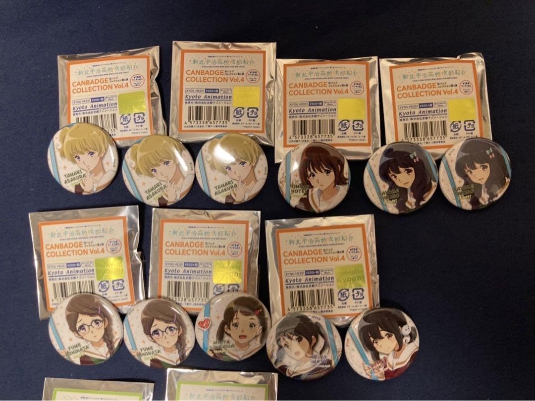 響け！ユーフォニアム 新北宇治高校吹部紹介 缶バッジ 第4弾 コンプ
