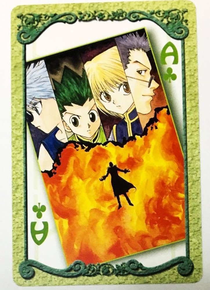 ハンターハンタートランプカードゴンキルアクラピカレオリオ