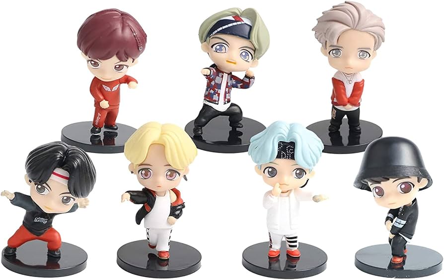 Amazon.co.jp: BTS フィギュア公式 人形 全員セット 高さ約6.3〜7.8cm