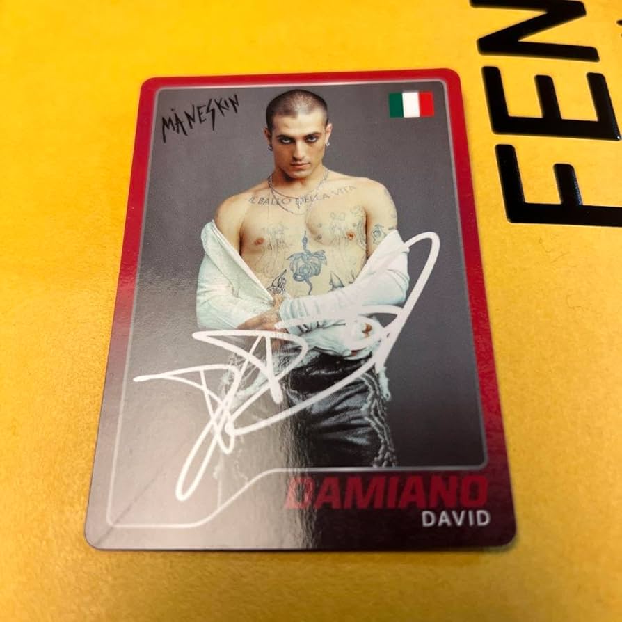 Amazon.co.jp: MANESKIN マネスキン ダミアーノ トレーディングカード