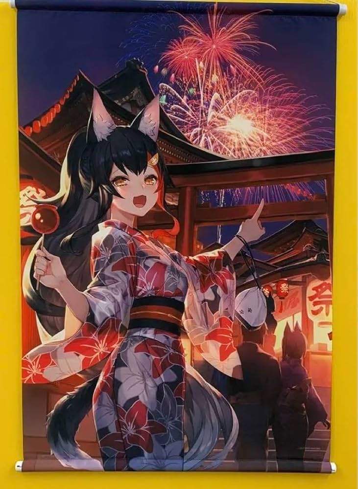 ほろ〜かる コレクション 大神ミオ 等身大タペストリー ほろ〜かる