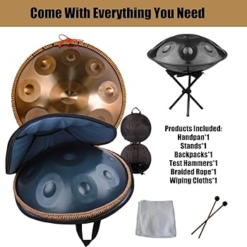 Amazon.co.jp: ハンドパンドラム楽器、ハンドパン ニ短調 9音/10音/12