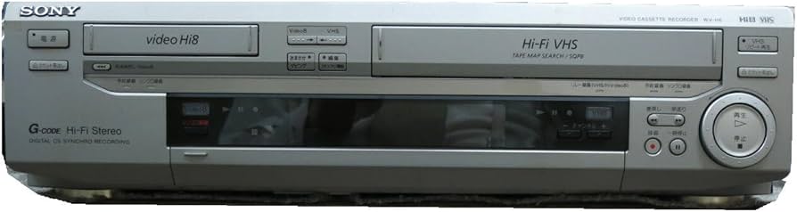 Amazon | SONY(ソニー) Hi8+VHS ビデオデッキ WV-H6 | VHSビデオデッキ