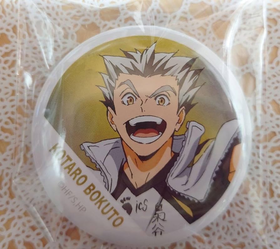 ハイキュー!! 木兎光太郎 横断幕 缶バッジ 梟谷 ハイキュー横断幕缶