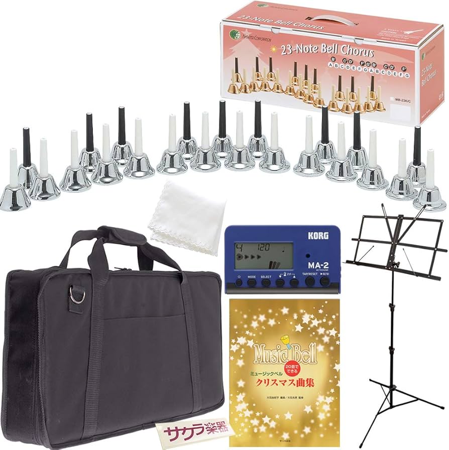 Amazon | ミュージックベル（ハンドベル）23音 MB-23K/S 【Silver