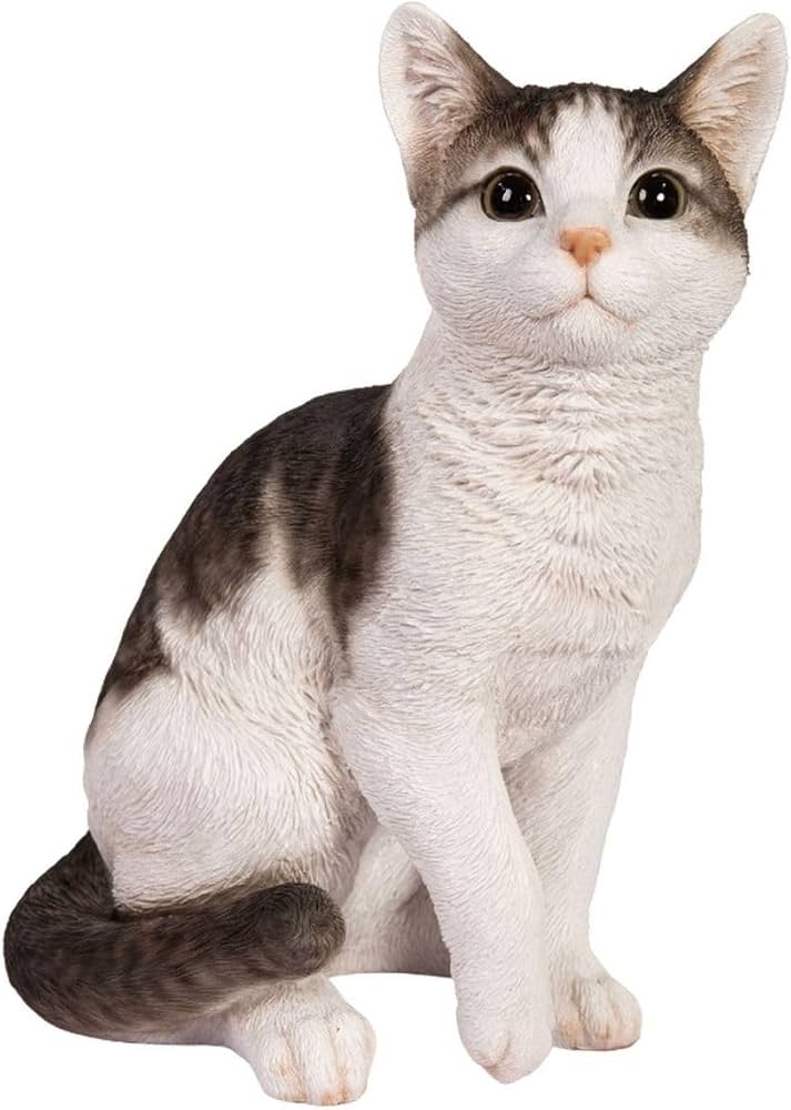 Amazon.co.jp: ウービア 巻き座りサバトラ白猫（大） 25×17×30.5