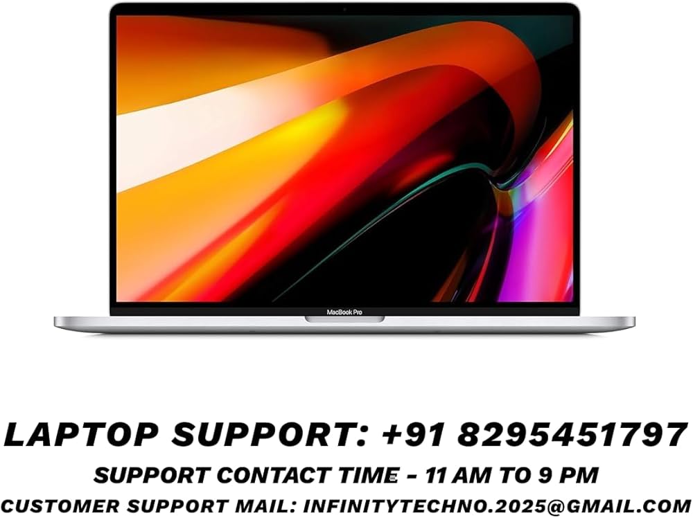 𝗔𝗣𝗣𝗟𝗘-Mac Pro A2141 InteI core i7 9th gen | 4GB Radeon Pro