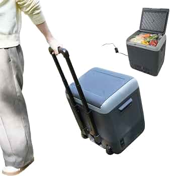 Amazon.co.jp: THANKO キャスター付き車載用冷凍冷蔵庫18L