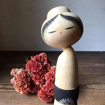 Amazon | No2609 翠月こけし 内閣総理大臣賞 佐藤翠崕作 みな月 郷土