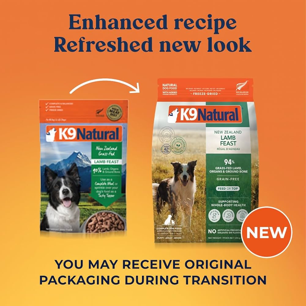 K9ナチュラル ラムフィースト500g 2袋 K9ラム・フィースト
