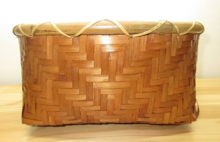 送料込【逢絢亭・新品】茶道具 水屋道具 炭斗 風炉用 細竹 染竹 木製