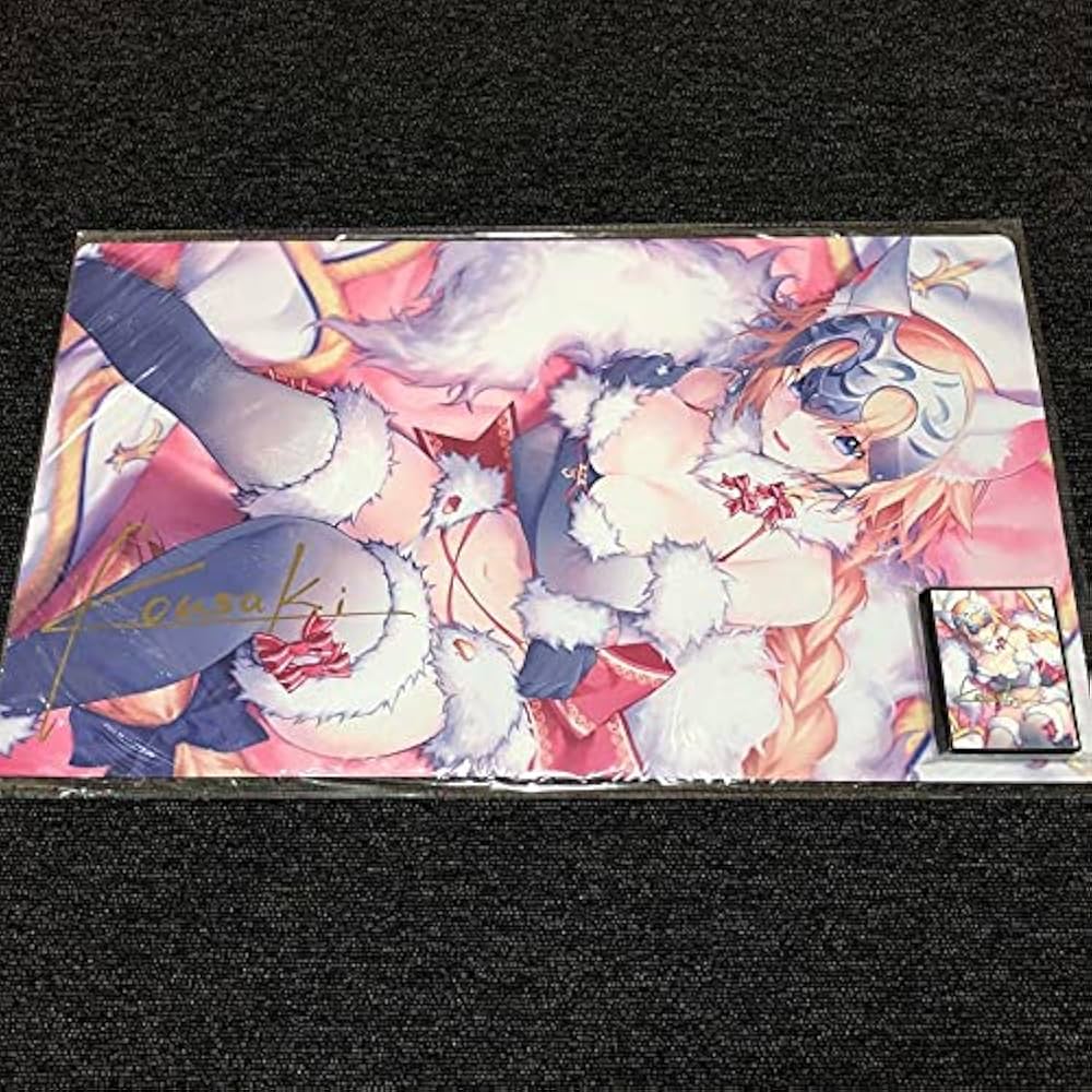 Fate ジャンヌダルク 光崎 サイン プレイマット /スリーブセット Fate