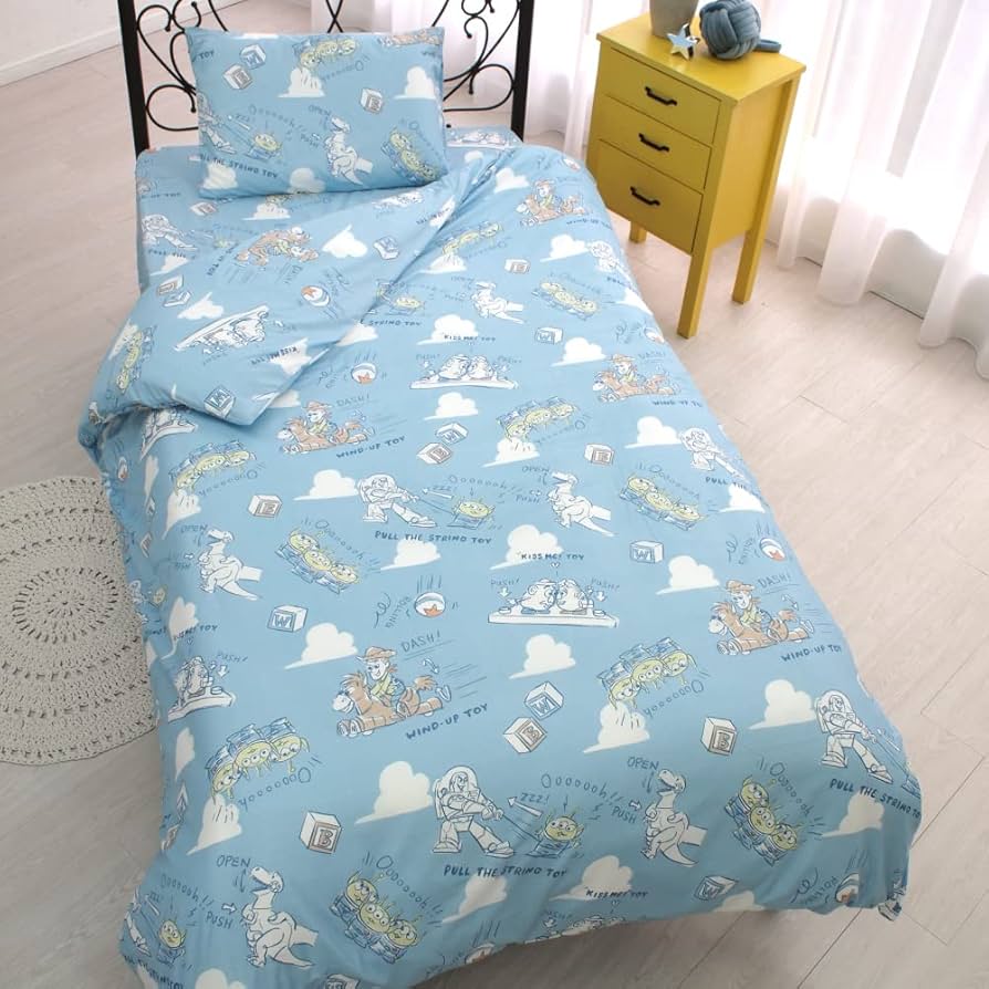 トイストーリー アンディの部屋 ベッドカバー & 枕カバー セット