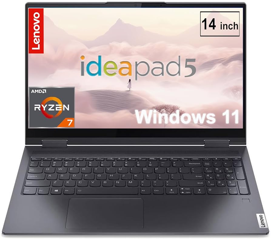 Amazon.com: Lenovo IdeaPad 5 14 Inch Touchscreen Laptop | Backlit