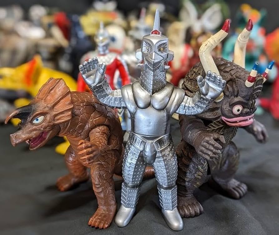 ウルトラマングレート＆登場怪獣（バンダイ）ソフビフィギュア7体