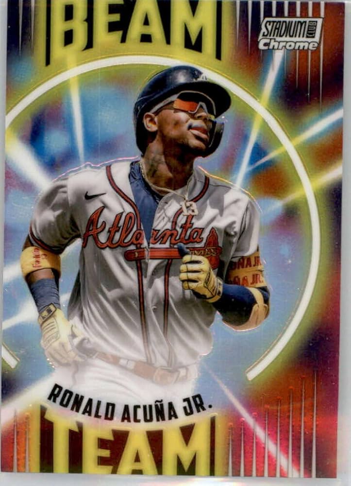 Amazon.com: 2022 Stadium Club Chrome Beam Team #BT-1 Ronald Acuna