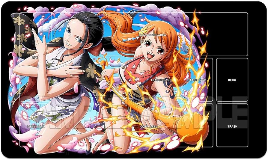 ワンピース ヤマト ナミ ウタ ロビン プレイマット&スリーブ4種セット