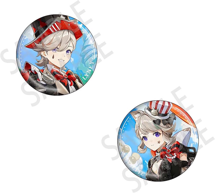 Amazon.co.jp: 原神 リネ リネット 原神KFCコラボ グッズ 缶バッジ