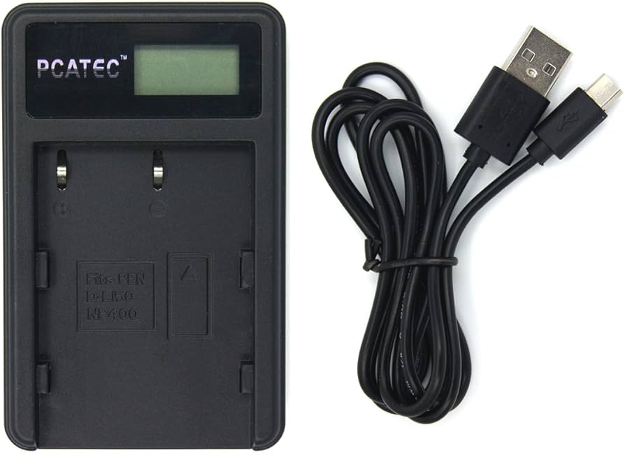 Amazon | 【PCATEC】 PENTAX D-LI50/NP-400 対応新型USB充電器☆LCD付