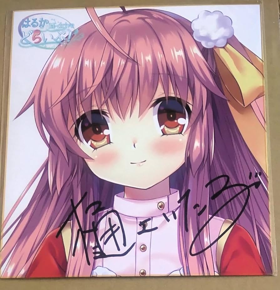 貴重]ぽんとごたんだ先生直筆イラスト&サイン入り色紙 婚活は