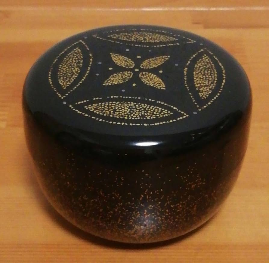 抱悦作 加州 描金 詰平目 梨地 棗 共箱 茶道具 【公式通販】