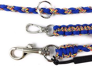 パラコードリード パステルブルー ブルー レオパード №042 パラコード