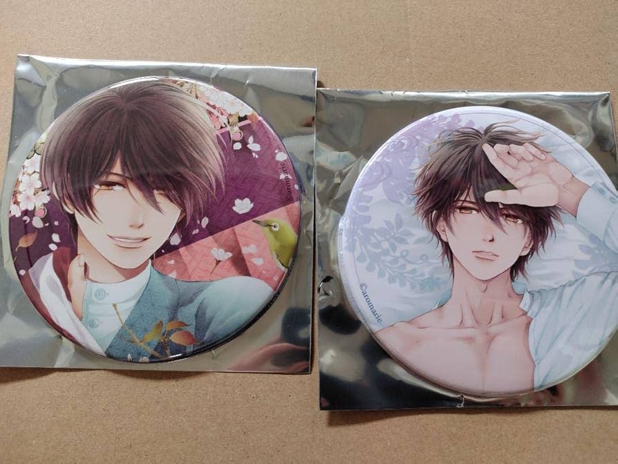 蝶の毒華の鎖真島 芳樹缶バッジ