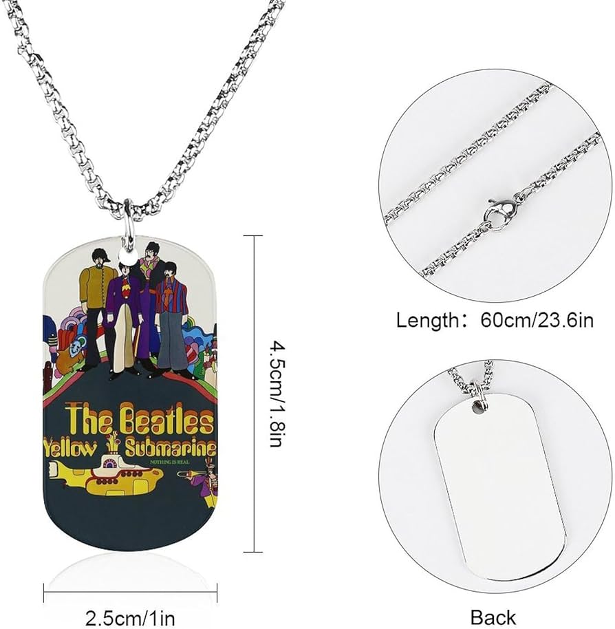 Amazon.co.jp: ネックレス ビートルズ イエロー サブマリン ペンダント