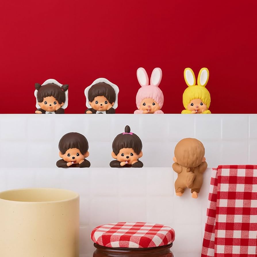 Amazon.com: Sonny Angel Monchhichi Hippers Decorative Mini Figures