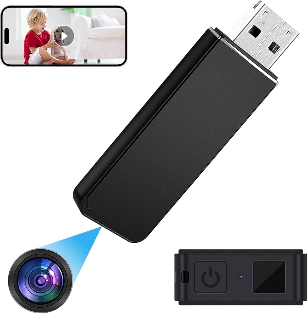 Amazon.co.jp: 小型カメラ USBメモリー型カメラ 6時間連続録画 USB