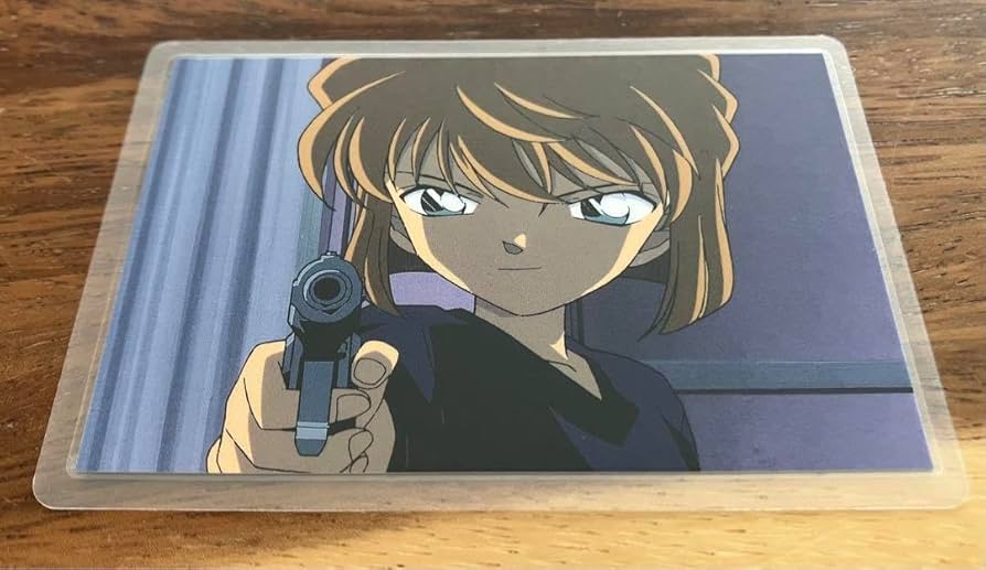 名探偵コナン 灰原哀 ラミネートカード 希少 当時物 年代物 昔 ラミカ