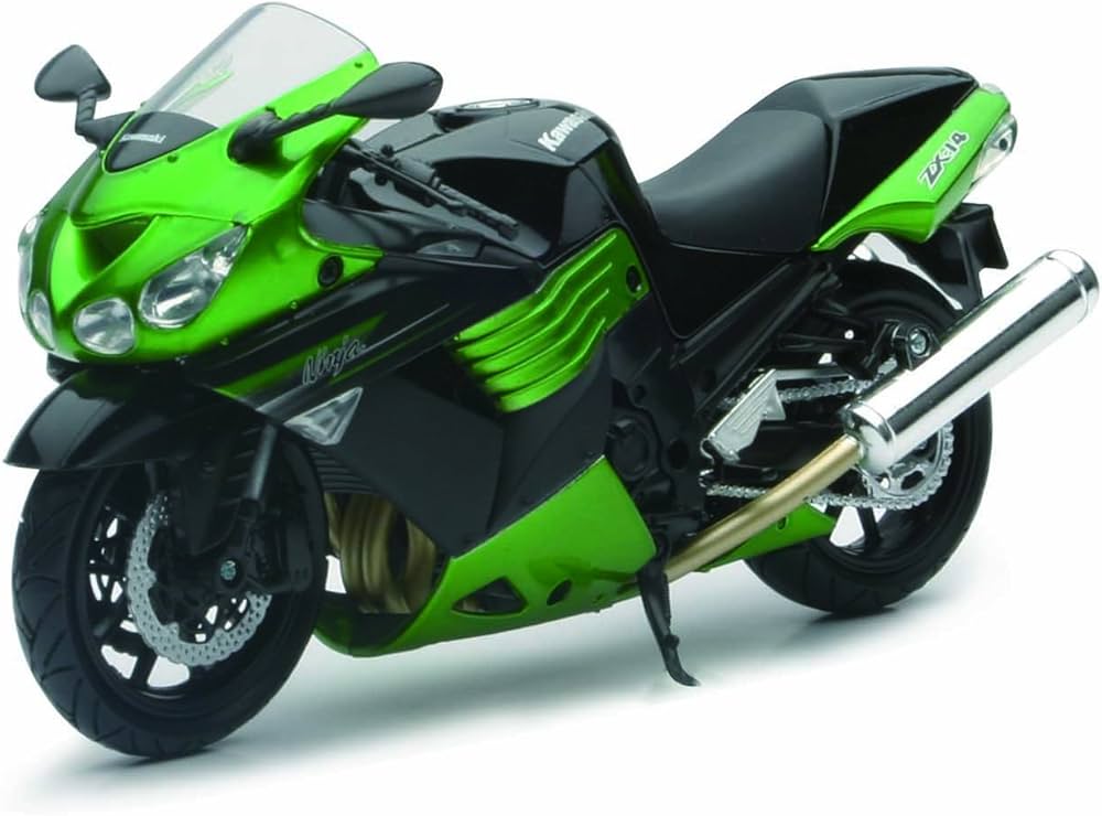 Amazon.com: New Ray 2011 Kawasaki ZX-14 Ninja Green Motorcycle