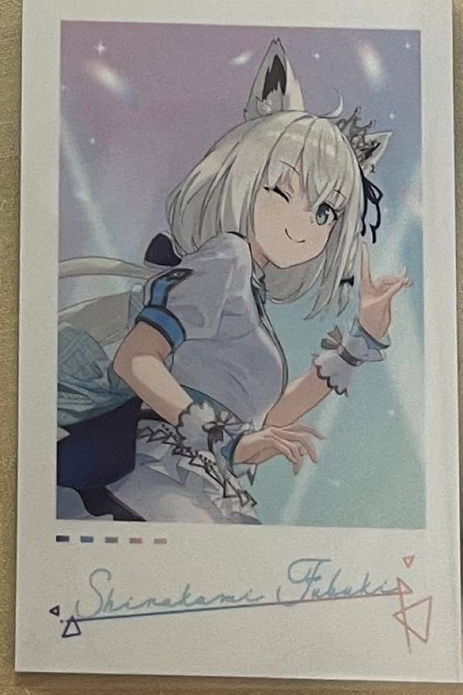 白上フブキホロライブexpo エキスポ 5th fes チェキ風カード