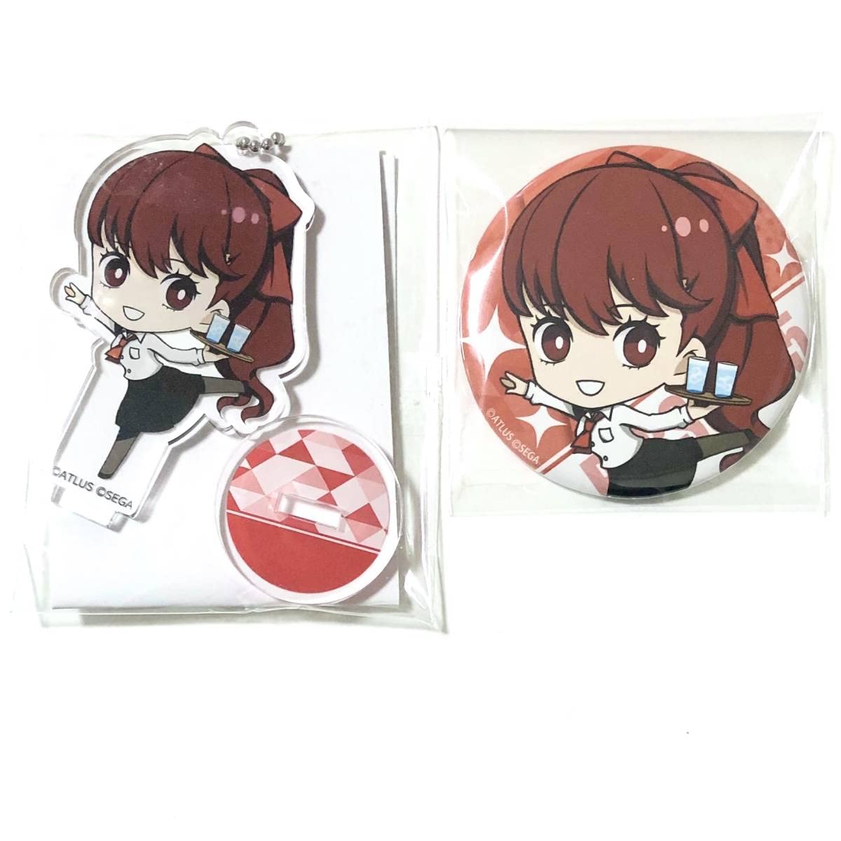 バッジ・ピンズ [単品] 主人公＆芳澤かすみ ツーショット缶バッジ