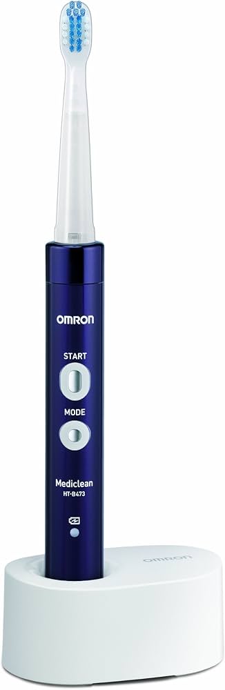 Amazon.co.jp: オムロン 音波式電動歯ブラシ メディクリーン HT-B473-V