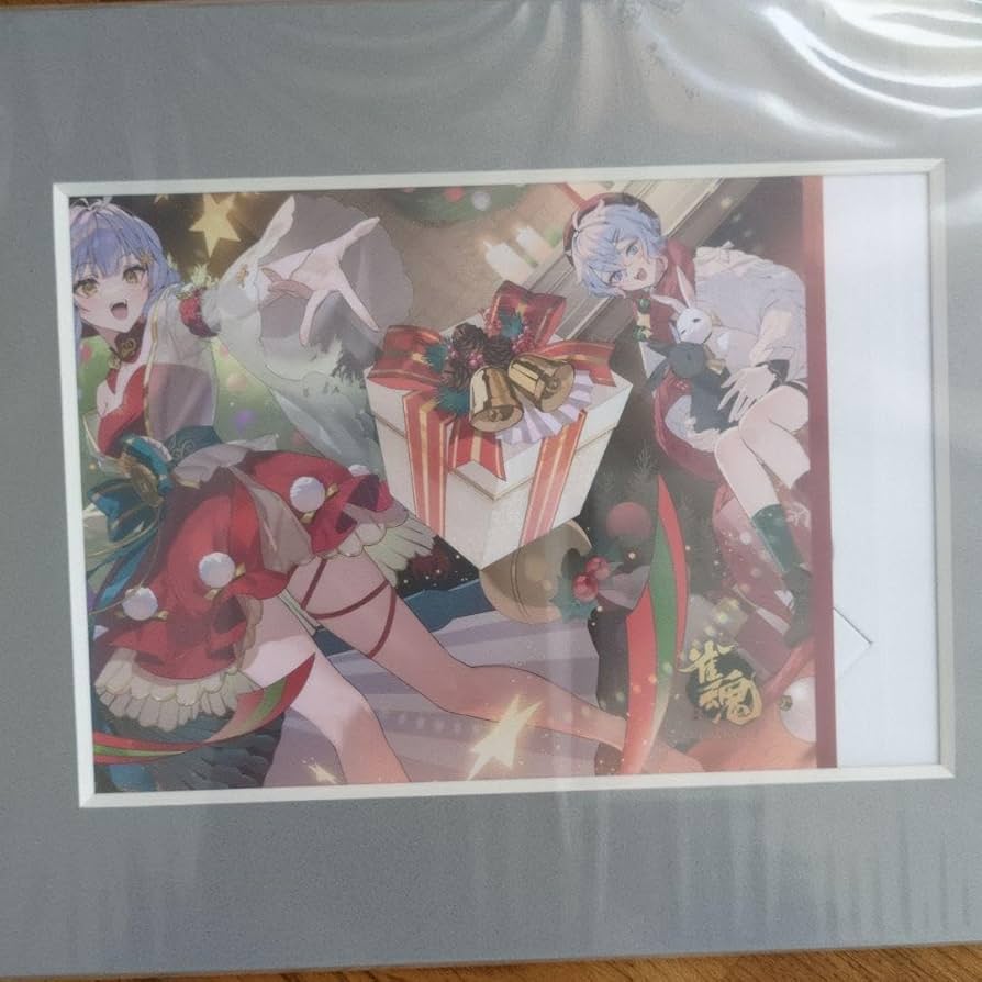 雀魂-じゃんたま ペーパースタンド 記念イラストペーパー額縁スタンド